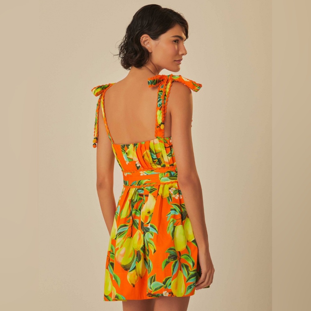 NWT Farm Rio Chic Pears mini dress - Picture 2 of 14